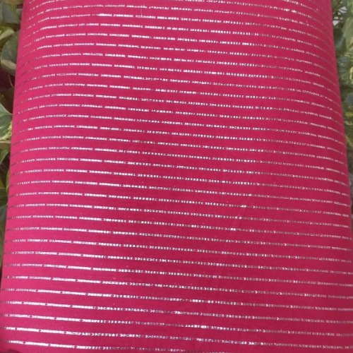 Cotton Lurex Plan Fabric
