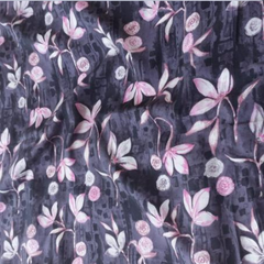 Muslin Silk Printed Fabric