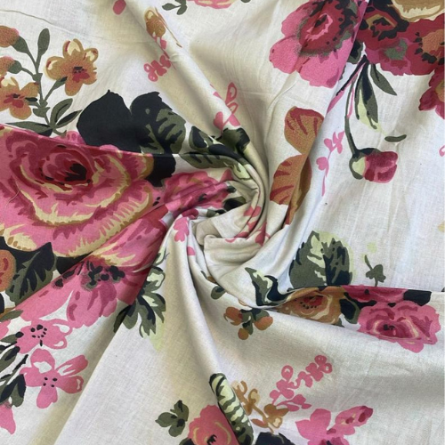 Cotton printed fabric