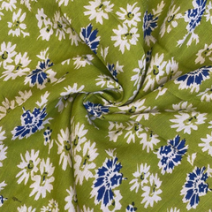 Rayon  Crep Printed Fabric