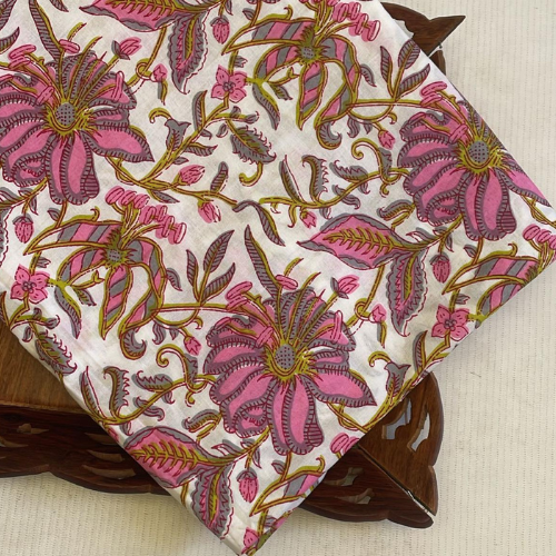 Cotton printed fabric