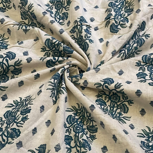 Khadi Cotton Printed Fabric