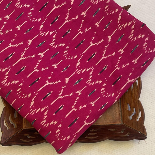 Khadi Cotton Printed Fabric