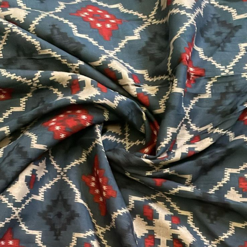 Rayon  Crep Printed Fabric