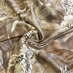 Muslin Silk Printed Fabric