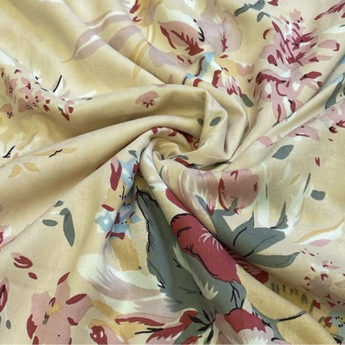 Rayon  Crep Printed Fabric