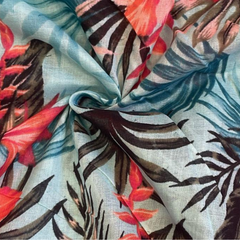 Cotton Printed Mulmul Fabric