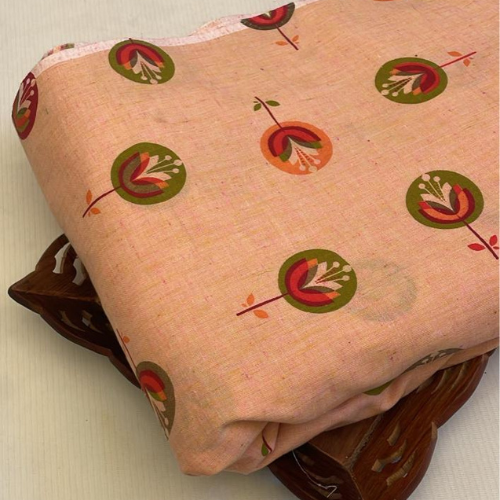 Khadi Cotton Printed Fabric