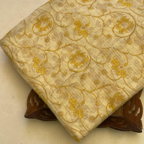 Chanderi Silk Printed Fabric (Copy)