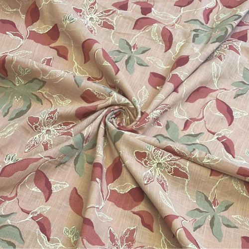 Khadi Cotton Printed Fabric