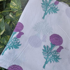 Hand Block Printed Cotton Fabric