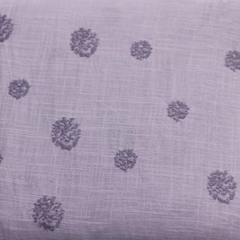Cotton with embroidery work fabric