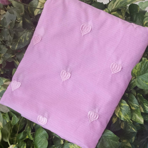 Kota Doria with embroidery fabric