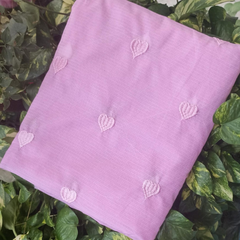 Kota Doria with embroidery fabric