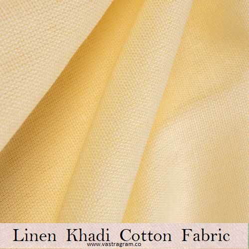 Linen Khadi Cotton  Fabric
