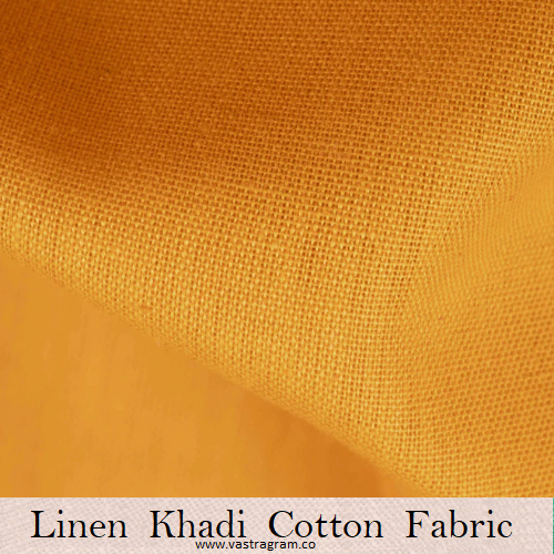 Linen khadi cotton fabric
