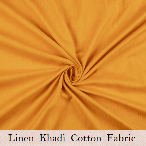 Linen khadi cotton fabric
