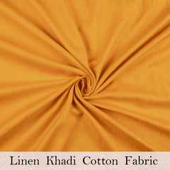 Linen khadi cotton fabric