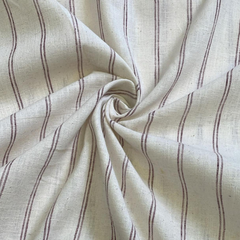 Linen Stripe Cotton Fabric